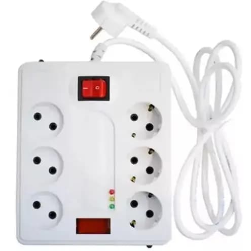 محافظ شش خانه باکلید دیجیتالی با کابل 3 متری کد 7381 پارت الکتریک
