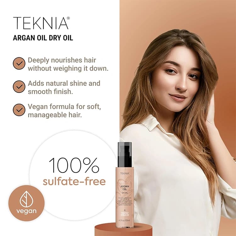 روغن مو Lakme مدل Teknia Argan Oil حجم 125 میلی لیتر — تصویر ۶
