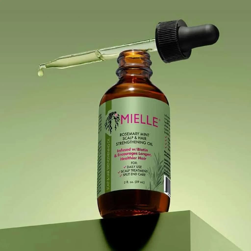 روغن رزماری و نعناع میله MIELLE ضد ریزش مو و درمان اسکالپ — تصویر ۲