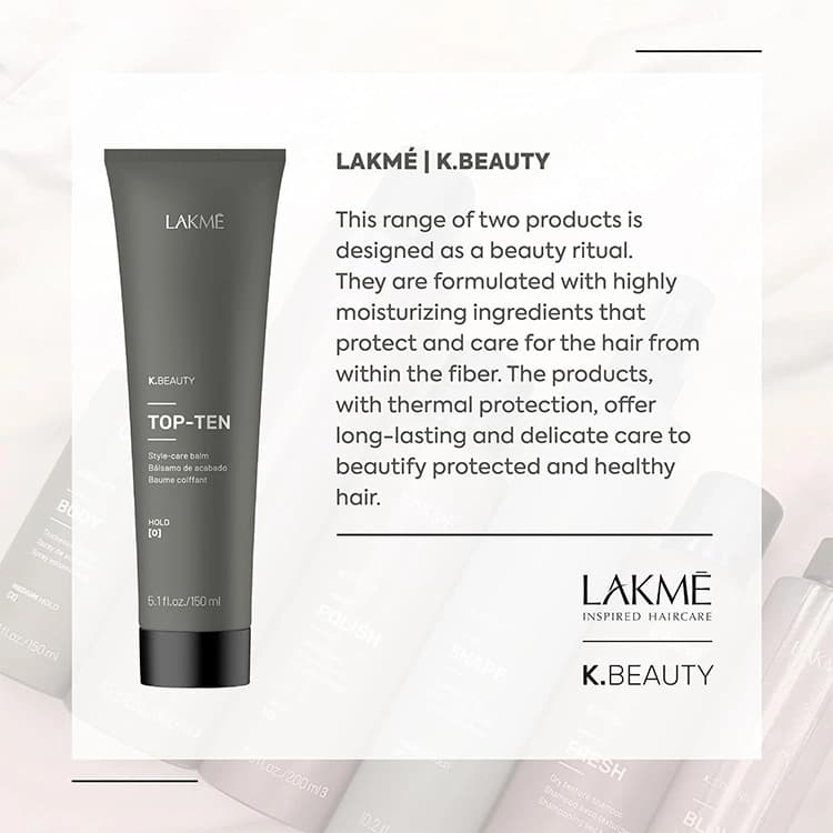 بالم مو Lakme مدل K.Beauty TOP-TEN حجم 150 میلی لیتر — تصویر ۴