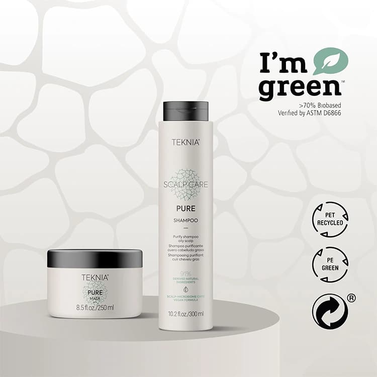 ماسک مو Lakme مدل Teknia Scalp Care Pure حجم 250 میلی لیتر — تصویر ۵