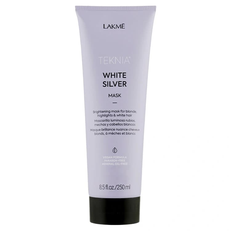 ماسک مو Lakme مدل Teknia White Silver حجم 250 میلی لیتر