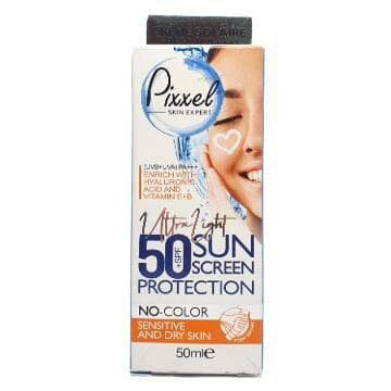 ضدآفتاب بدون رنگ مناسب پوست‌‌ های جوش دار و چرب پیکسل spf50 — تصویر ۲