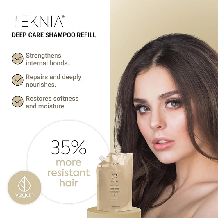 شامپو Lakme مدل Teknia Deep Care حجم 600 میلی لیتر — تصویر ۵