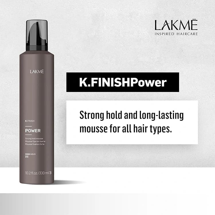 موس مو Lakme مدل K.Finish Power حجم 300 میلی لیتر — تصویر ۲