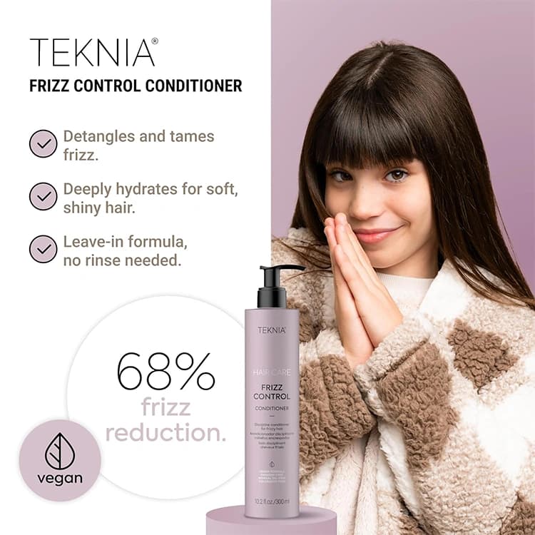 نرم کننده مو Lakme مدل Teknia Frizz Control حجم 300 میلی لیتر — تصویر ۶