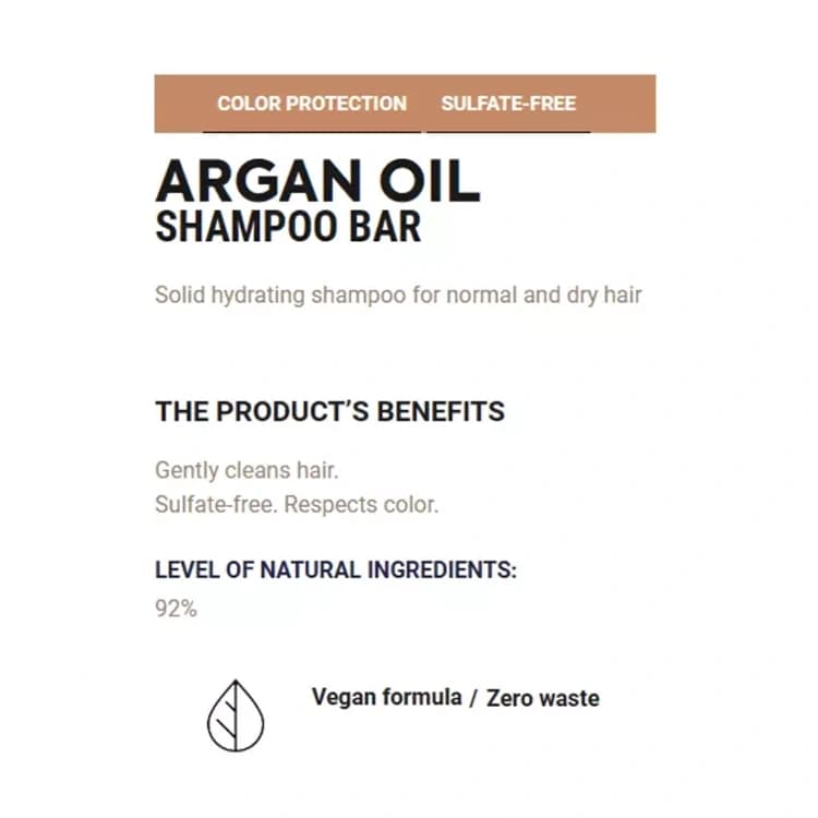 شامپو جامد Lakme مدل Teknia Argan Oil وزن 80 گرم — تصویر ۴