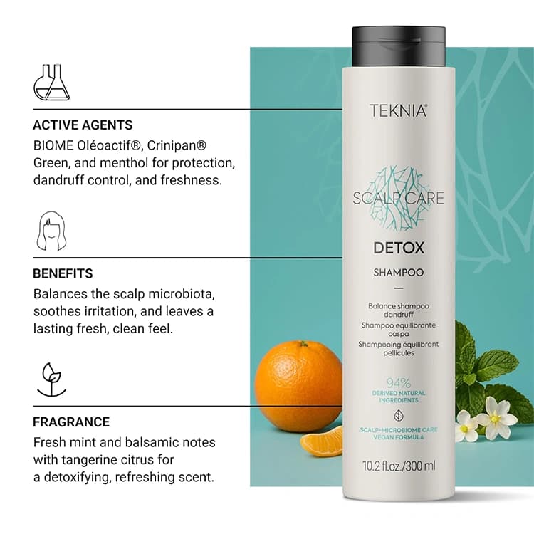 شامپو Lakme مدل Teknia Scalp Care Detox حجم 300 میلی لیتر — تصویر ۶