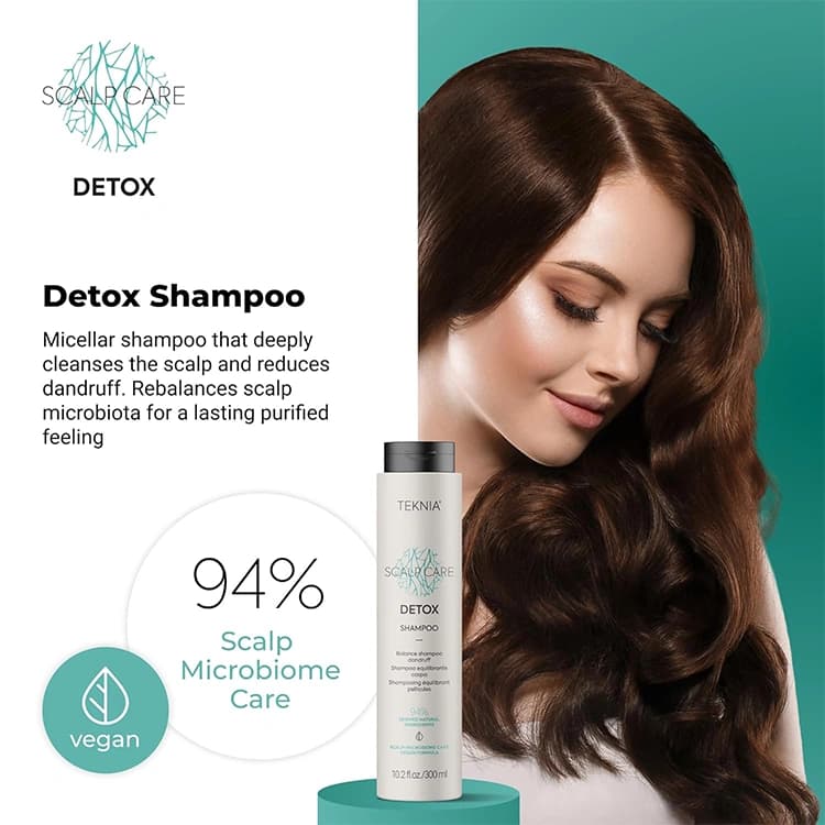 شامپو Lakme مدل Teknia Scalp Care Detox حجم 300 میلی لیتر — تصویر ۸