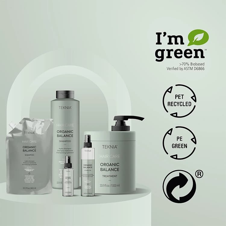 شامپو Lakme مدل Teknia Organic Balance حجم 600 میلی لیتر — تصویر ۴