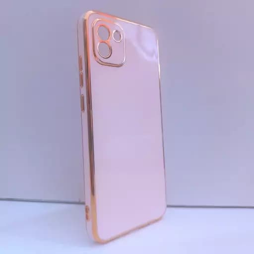 گارد ژله ای طرح مای کیس (My Case) رنگ صورتی مناسب سامسونگ A03