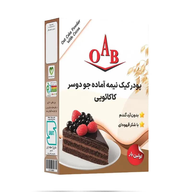 پودر کیک نیمه آماده جودوسر کاکائو اوآب