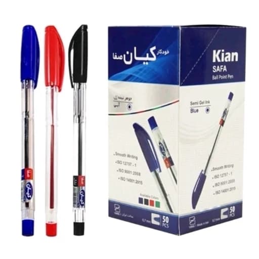 خودکار کیان آبی نوک 0.7میل و0.1میل