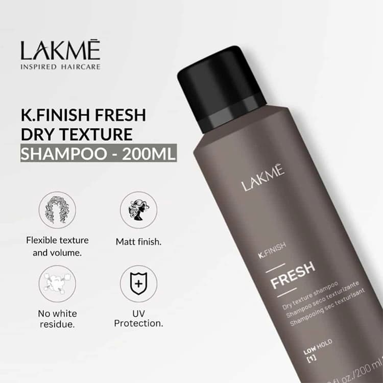 شامپو خشک Lakme مدل K.FINISH Fresh حجم 200 میلی لیتر — تصویر ۴