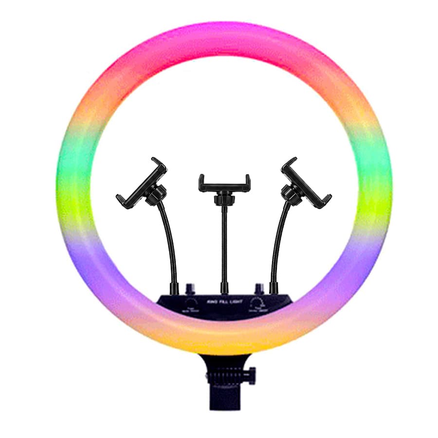 رینگ لایت MJ18 RGB Ring Light