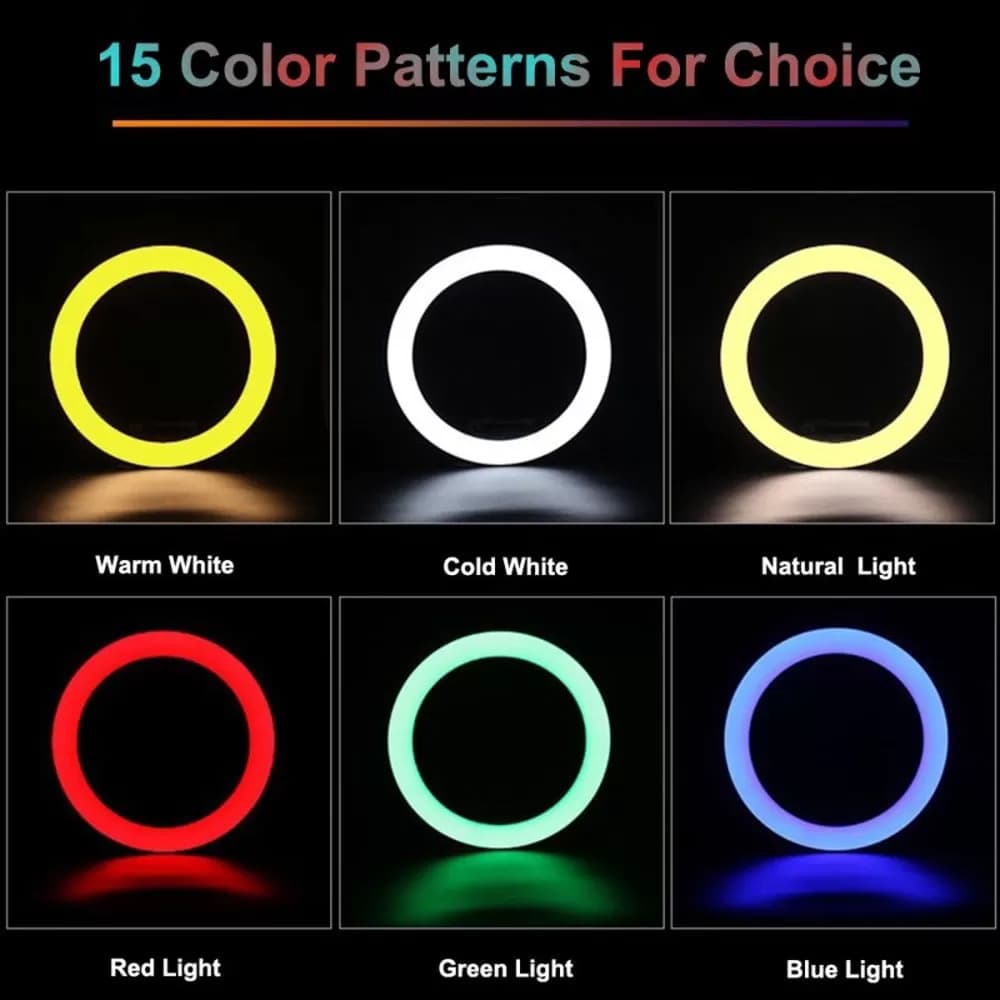 رینگ لایت Ring Light SP-10 RGB — تصویر ۳