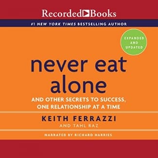 جلد سخت رنگی_کتاب Never Eat Alone, Expanded and Updated: And the Other Secrets to Success, One Relationship at a Time