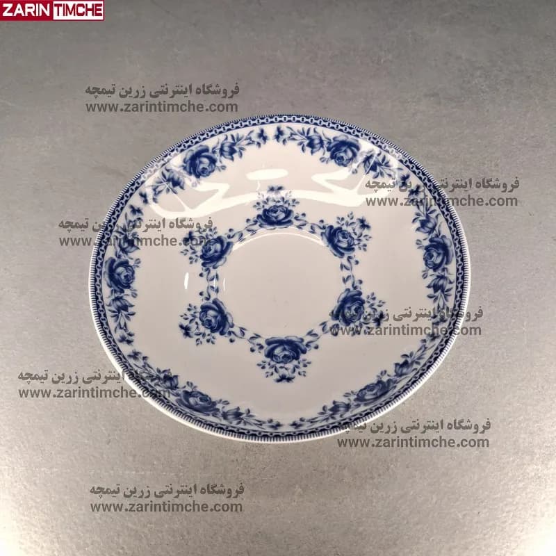 نعلبکی زیر استکانی چینی زرین مدل فلورنتینو