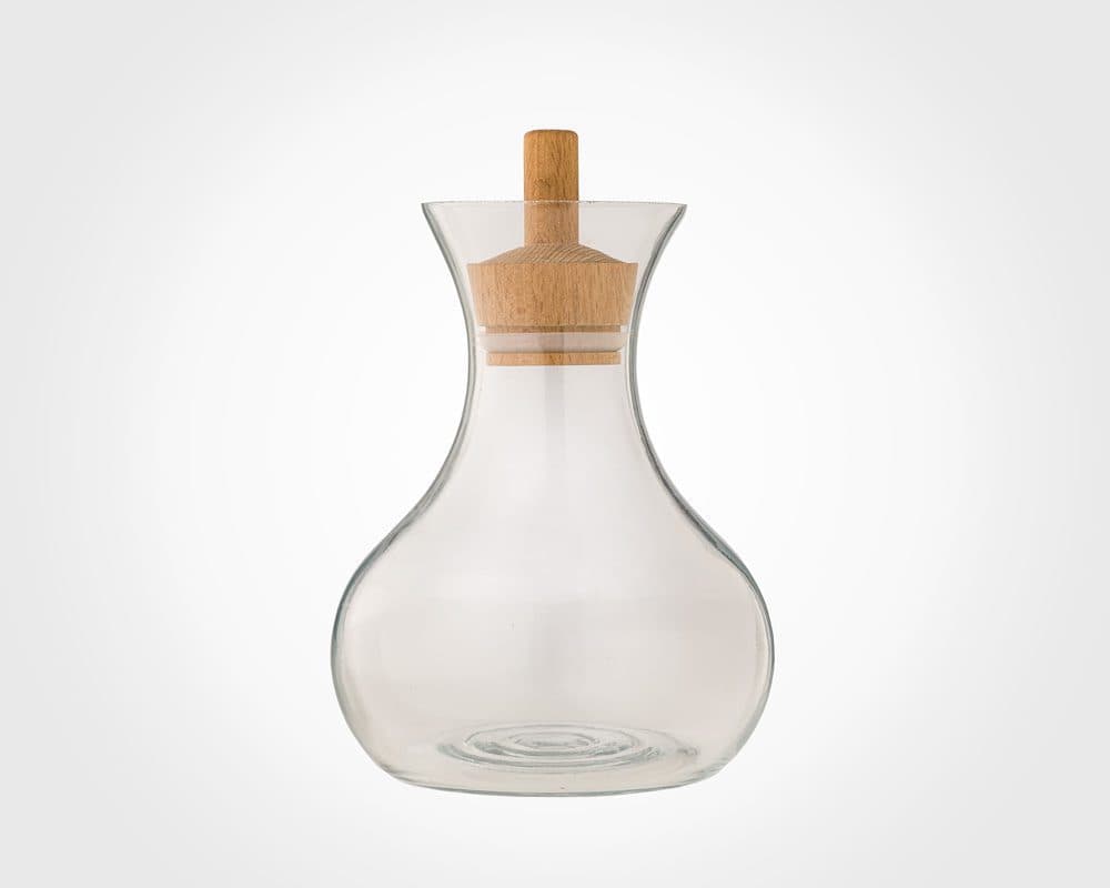 بطری آب درب چوبی 950 میلی لیتر لیمون کد 2268 — تصویر ۴