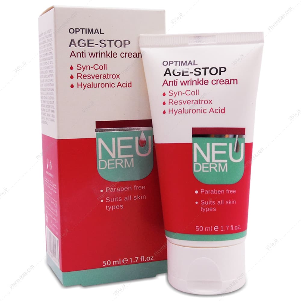 کرم ضد چروک اپتیمال ایج استاپ نئودرم 50ml