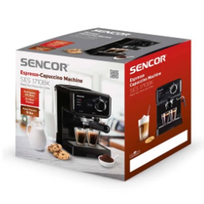 دستگاه اسپرسو ساز سنکور 1140 وات SENCOR SES-1710BK — تصویر ۵