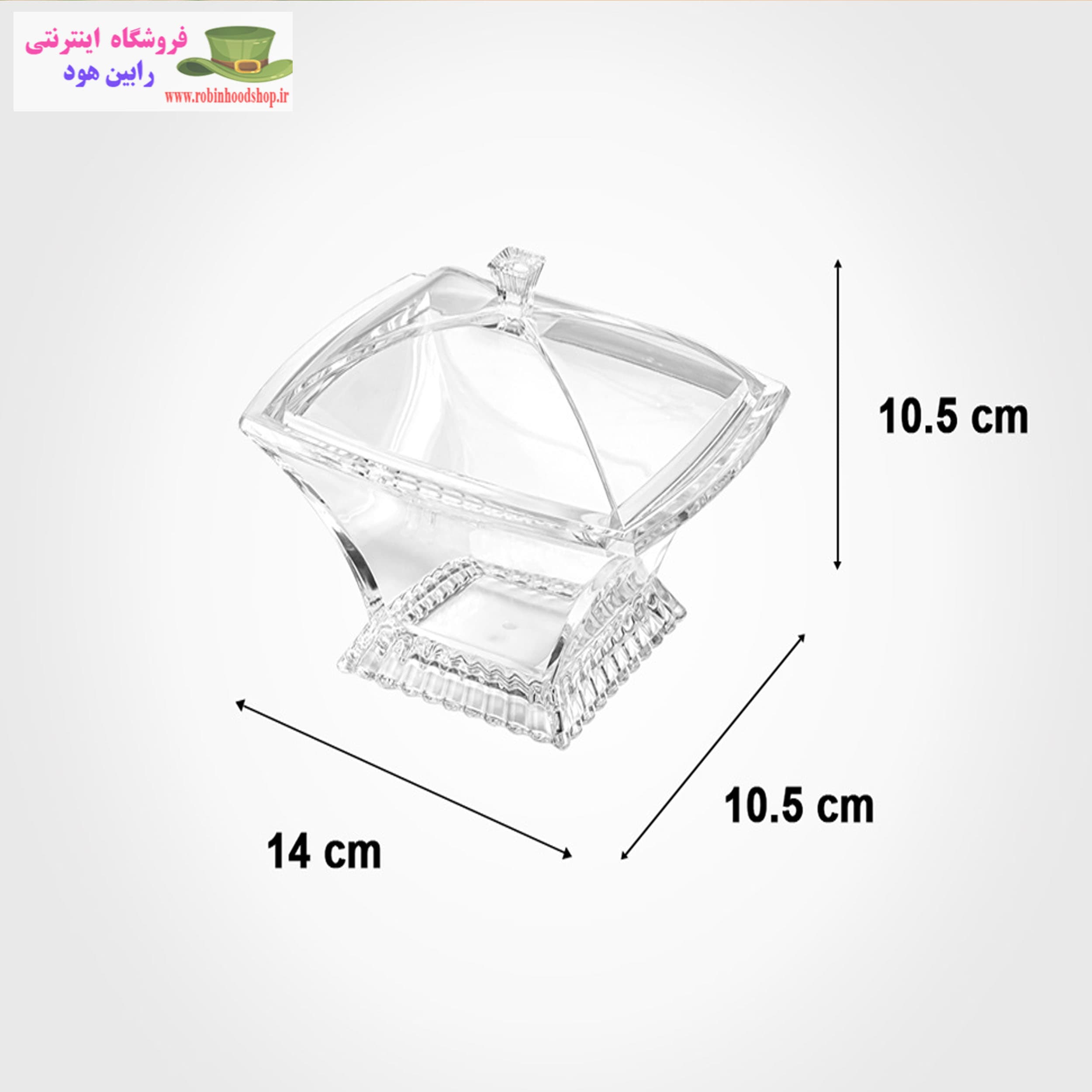 قندان چهارگوش اکرولیک — تصویر ۳