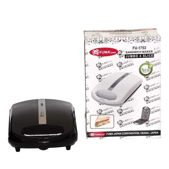 ساندویج ساز 1300 وات 2 صفحه فوما FUMA FU-1753 — تصویر ۴
