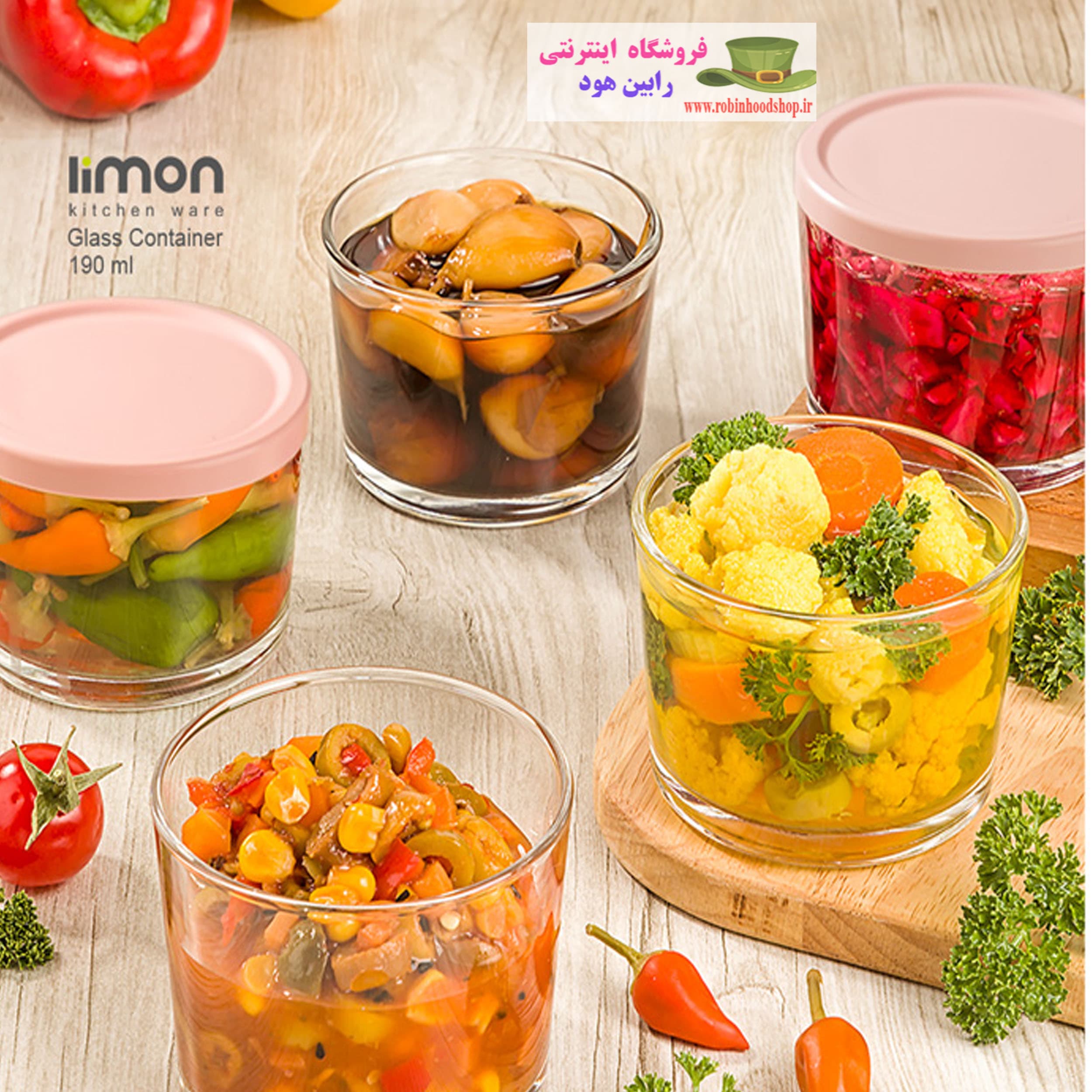 پیاله شیشه ای 190 میلی لیتر دربدار — تصویر ۲