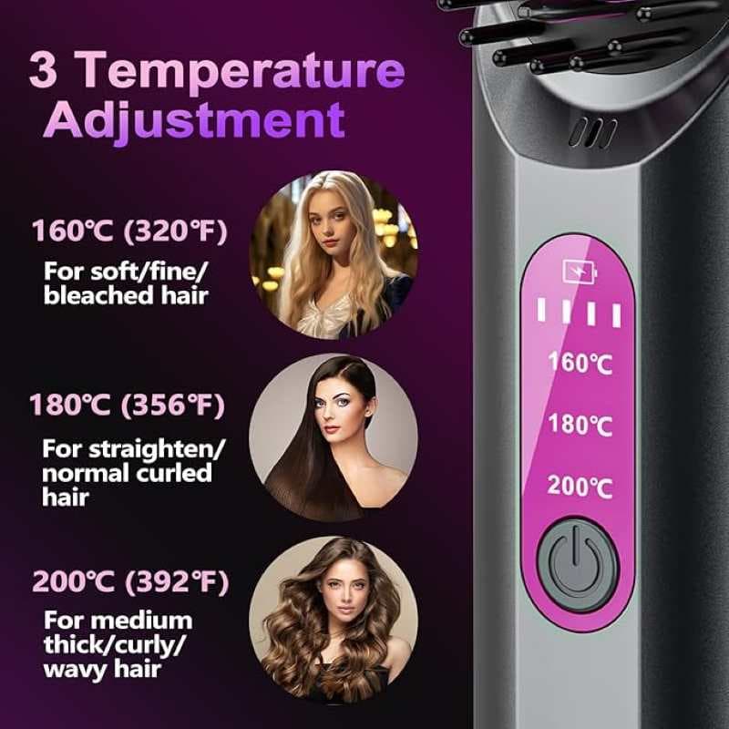 برس صاف کننده موی شارژی برند : Baiimistar مدل : SD306 — تصویر ۴