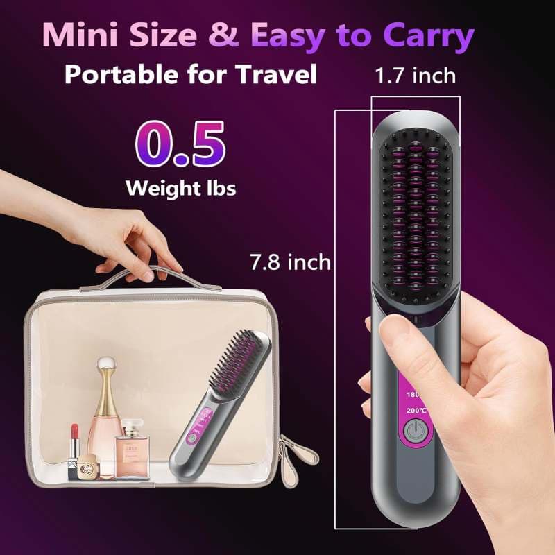 برس صاف کننده موی شارژی برند : Baiimistar مدل : SD306 — تصویر ۳