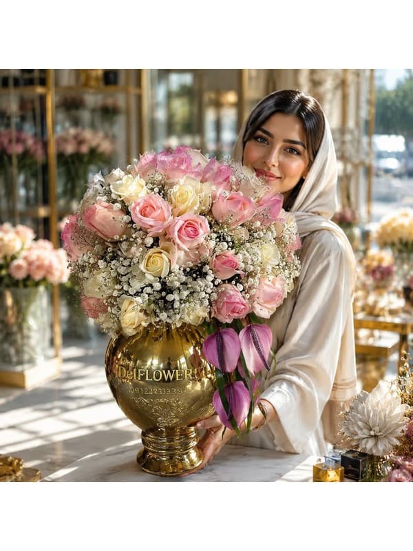 باکس گل قرمز 0667