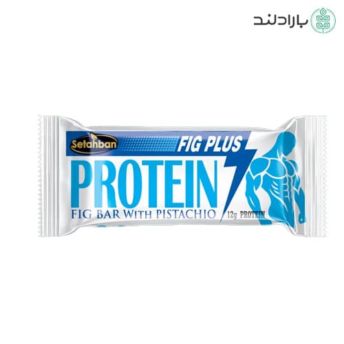 پروتئین بار انجیـری ایزوله سته بان حاوی 12 گرم پروتئین