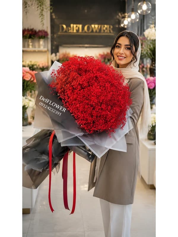 باکس گل قلبی 4455