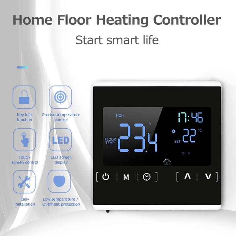 کنترلر گرمایش از کف ترموستات WIFI مدل MH-1822D — تصویر ۳