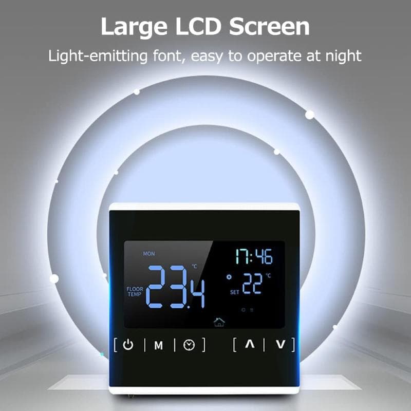 کنترلر گرمایش از کف ترموستات WIFI مدل MH-1822D — تصویر ۵