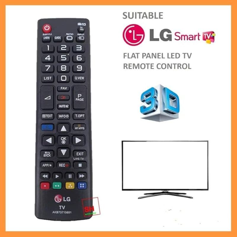 کنترل تلویزیون هوشمند سه بعدی LG مدل AKB72915208 — تصویر ۵