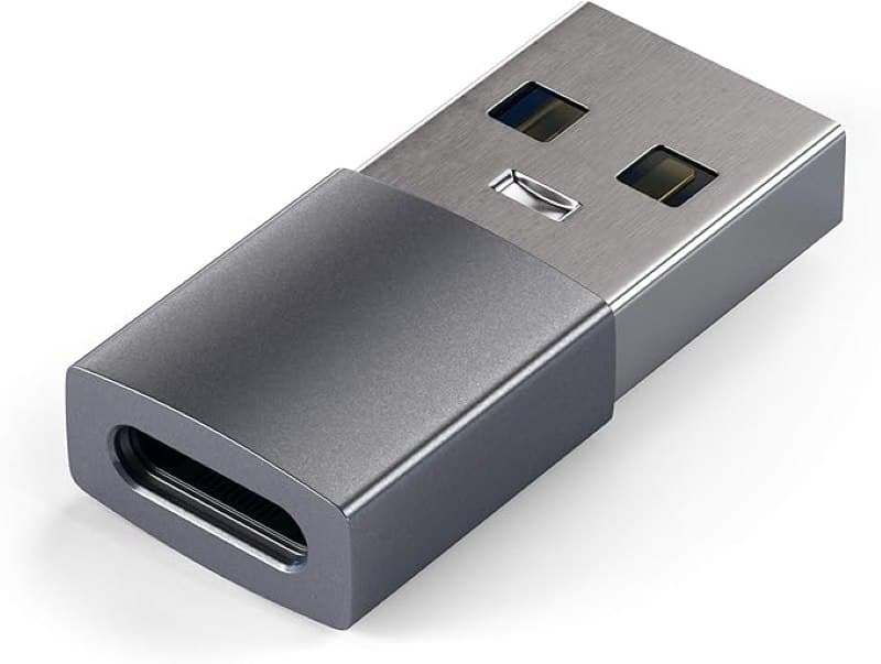 مبدل آداپتور Satechi Type-A به Type-C – USB-A نر به USB-C ماده پک 3 عددی — تصویر ۲
