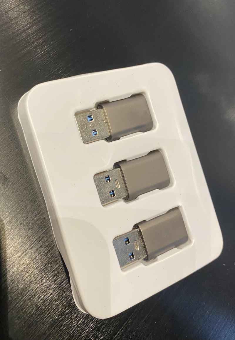 مبدل آداپتور Satechi Type-A به Type-C – USB-A نر به USB-C ماده پک 3 عددی