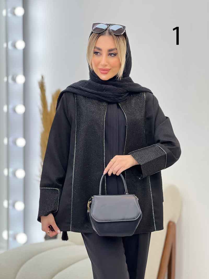 مانتو ترکیبی لمه کد 4312 — تصویر ۷