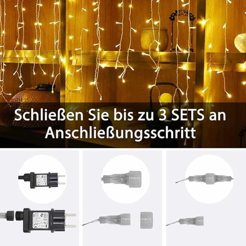 ریسه led ADLE با طول ۲.25 متر و عرض ۴۵ سانتی‌متر، ۹۶ عدد لامپ — تصویر ۳