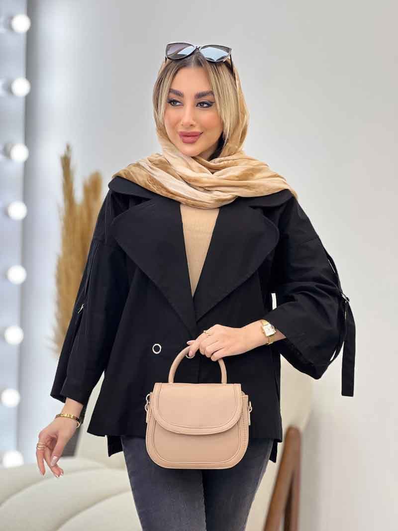 مانتو لینن آستین سگک کد 4360 — تصویر ۶