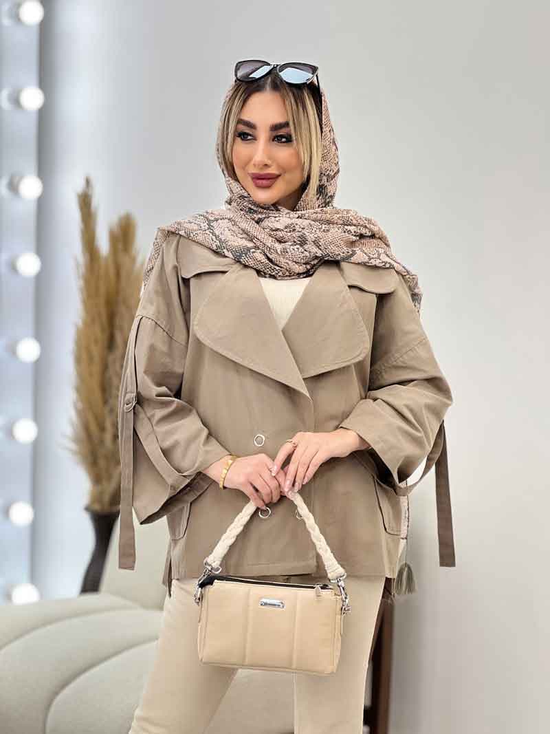 مانتو لینن آستین سگک کد 4360 — تصویر ۴