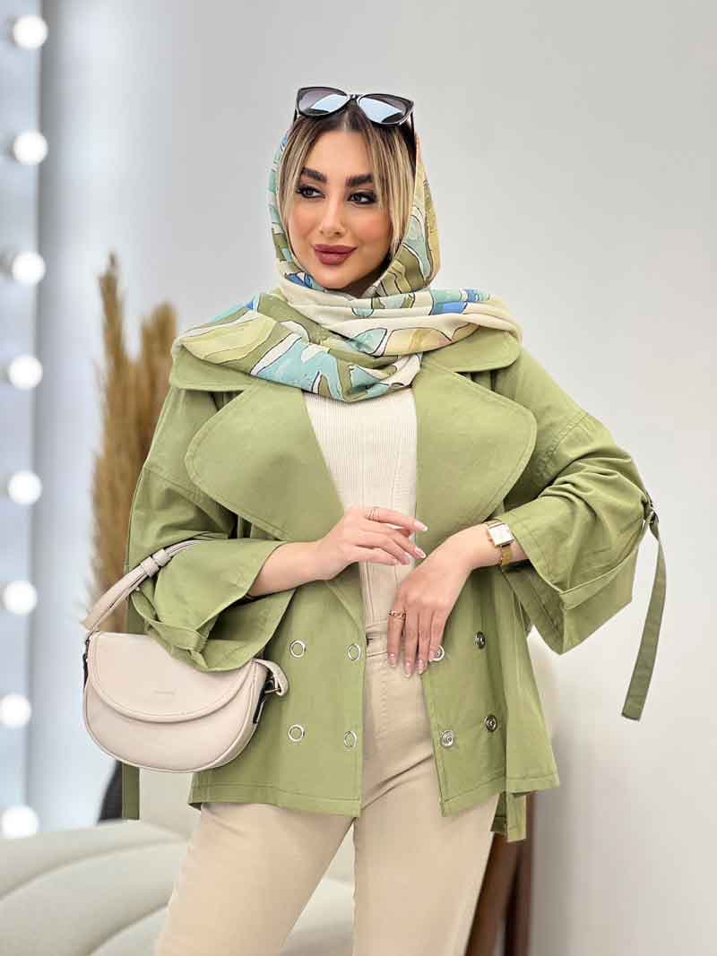 مانتو لینن آستین سگک کد 4360 — تصویر ۳