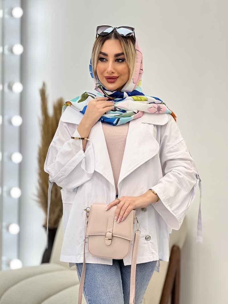 مانتو لینن آستین سگک کد 4360 — تصویر ۸