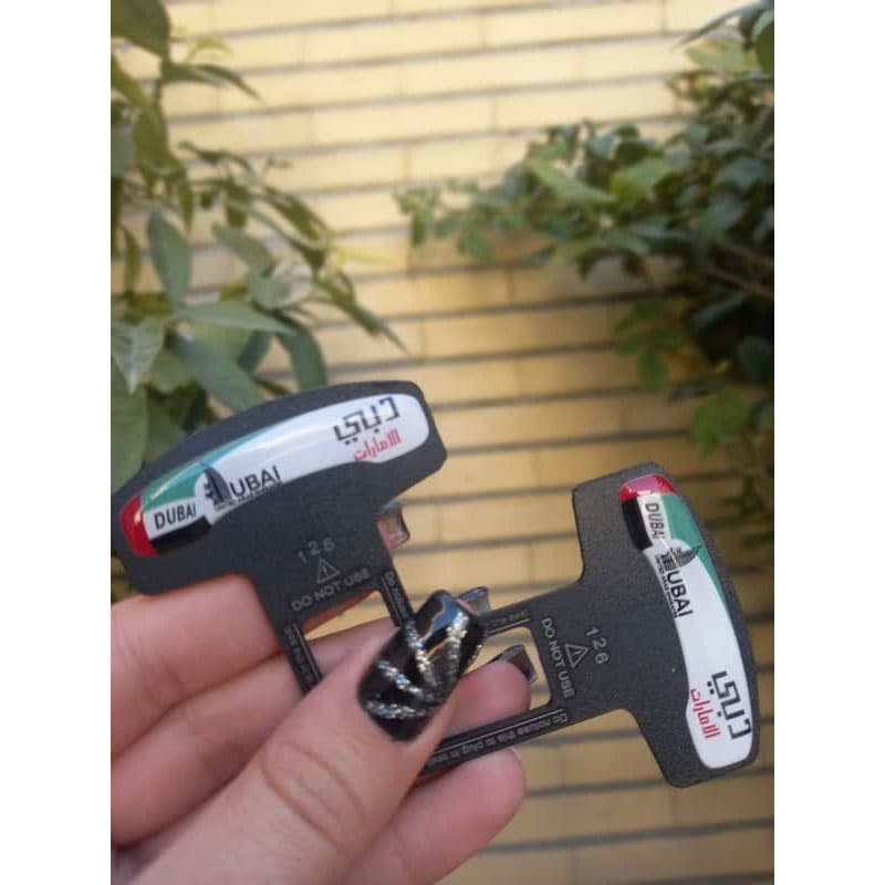 قطع کننده بوق هشدار دهنده کمربند طرح پرچم دبی کد 0064 — تصویر ۵