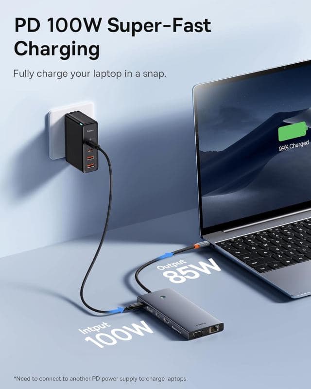 هاب ۱۳ در ۱ USB C بیسوس مدل BS-OH119 — تصویر ۶