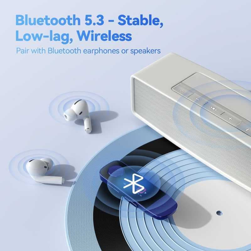پخش کننده MP3 برند AGPTEK مدلU5PL با ظرفیت 64 گیگابایت USB و بلوتوث — تصویر ۸