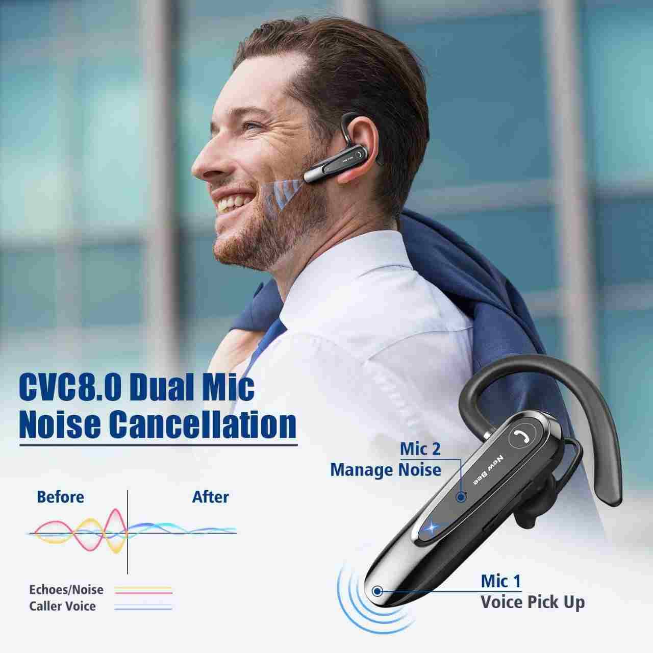 هندز فری بلوتوثی NewBee B45 — تصویر ۵
