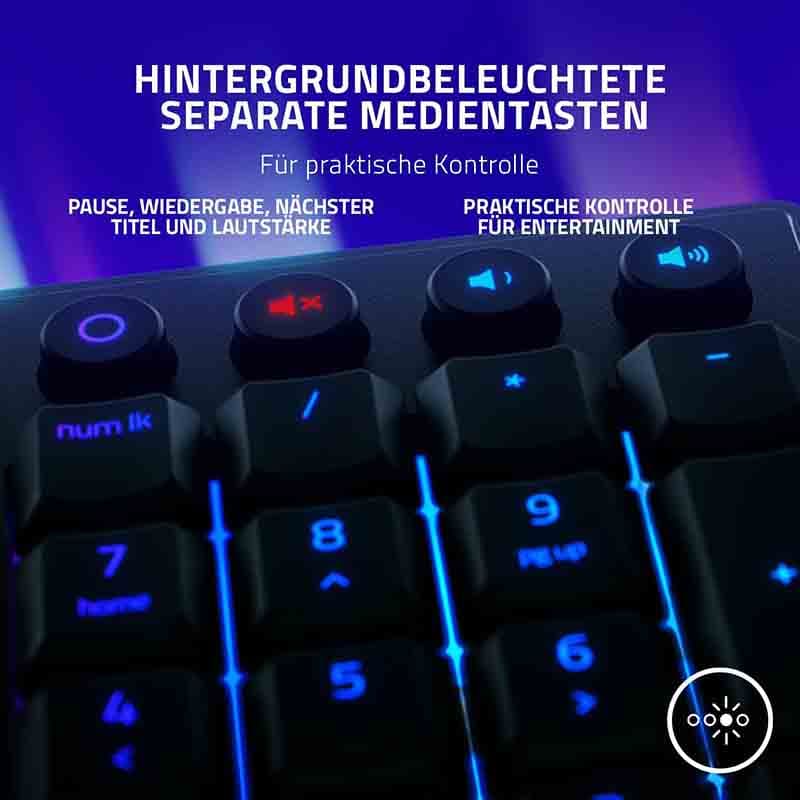 کیبورد سیم دار گیمینگ برند Razer Ornata V3 — تصویر ۷