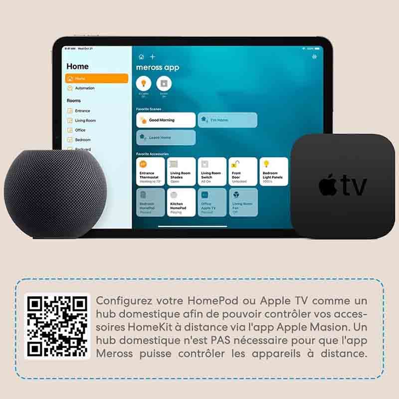 پریز برق هوشمند برند Meross MSS210HK(FR) — تصویر ۴